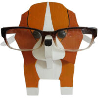 Montures de lunettes en bois en forme d'animaux, présentoirs à lunettes de soleil, décorations pour table de chevet/maison/bureau, cadeaux de Noël, de Nouvel An et d'affaires, convenant aux hommes et