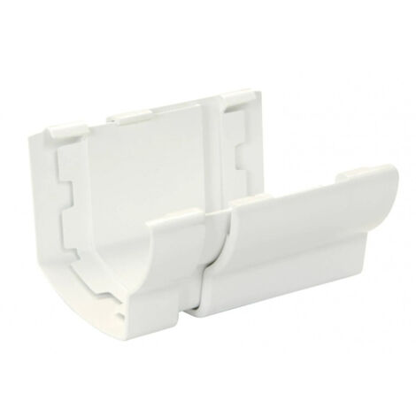 Nicoll – Adaptateur pour gouttière – Jonction de dilatation blanche – Raccord durable pour plomberie – Compatible avec installations standard (1/2)
