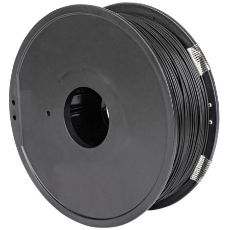 Filament PLA léger 1.75 mm – RF5167482 – 1 kg noir mat – Faible densité pour modèles d'avion et drones – Surface facile à peindre – Renkforce