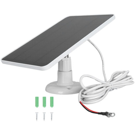 Panneau solaire Chargeur de caméra 10W Sonnette vidéo Panneau solaire Chargeur pour Nest Google pour sonnette 2K Caméra pour sonnette vidéo 2 pour sonnette 3 CSP4W-O-W (1/5)