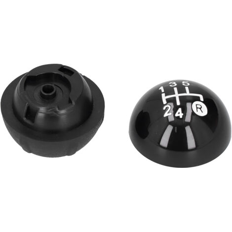 Pommeau de Levier de Vitesses,Kit de Remplacement avec Couvercle Décoratif, Convient pour Fiat 500 500C 2007 2018 LHD RHD (1/5)