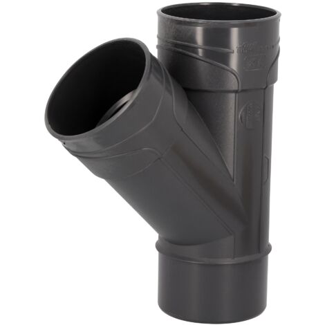 Culotte 45° HOMETECH mâle femelle Ø100 – Raccord d'évacuation PVC éco-responsable – Confort acoustique ESA4 – Installation jusqu'à -5°C (1/5)