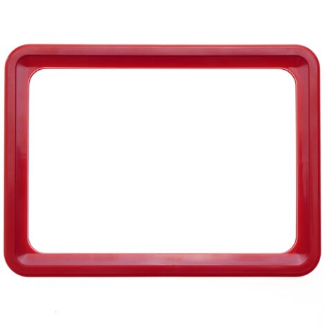 Cadre pour les signes, le marquage et des affiches, couleur rouge A4 taille 306x215mm (1/5)