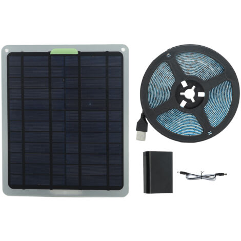 20W Full Spectrum Solar Power Lamp LED 5V IP65 tanche Solar Plant Grow Light Strip pour serre de jardin (1/5)