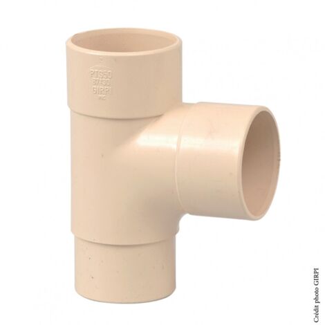 Culotte 87.3° pvc sable, Dév.16 cm Diam.50 mm (1/2)