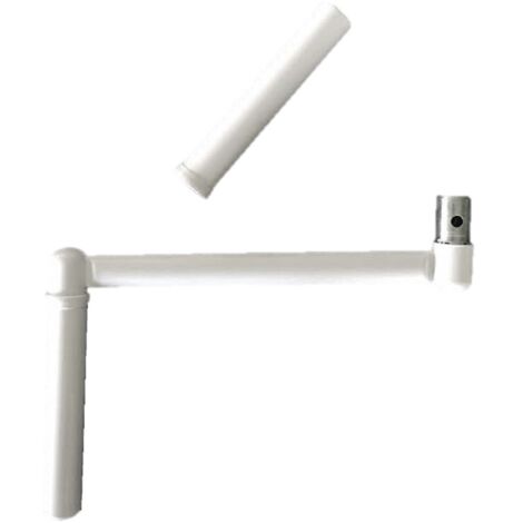 Zurfluh Feller – Poignée de manivelle pour volet roulant – Longueur 180mm – Poignée inférieure Ø 18 en polyamide – Compatible tringle Ø 12mm