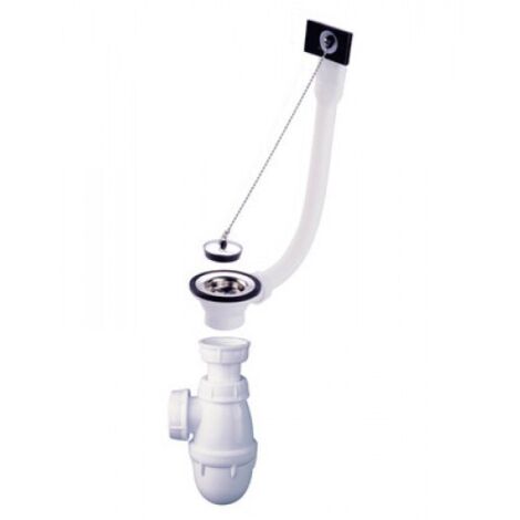 Ensemble de vidange pour évier inox 1 Bac NICOLL 0204315