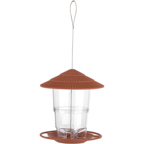 Mangeoire à Oiseaux Sauvages Mangeoires à Oiseaux Pliables avec Corde Suspendue pour Patio de Jardin d'arrière-cour (1/5)