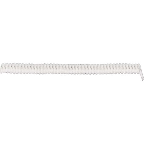 Câble spiralé X05VVH8-F 73222362 300 mm / 900 mm 3 G 0.75 mm² blanc 1 pc(s) (1/2)
