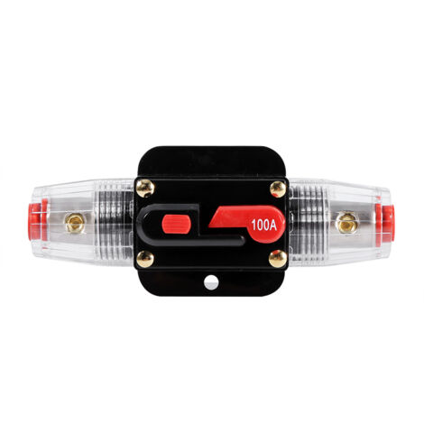 50Amp -100Amp disjoncteur réinitialiser porte-fusible voiture bateau porte-fusible étanche 12-24V nouveau 100A (1/5)