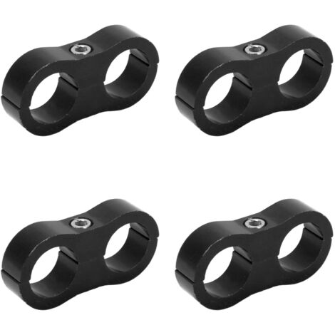 4 pièces 10AN tuyau séparateur pince ligne de carburant pince de montage montage diviseur raccord adaptateur pour mazout frein tuyau d'eau conduite de gaz (1/5)