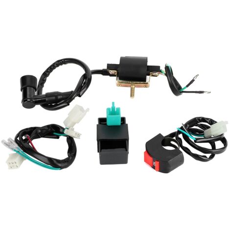 Faisceau de câblage pour VTT, Faisceau de câblage complet pour le démarrage du moteur Kick Start, compatible avec Dirt Bike PITPRO 50cc (1/5)