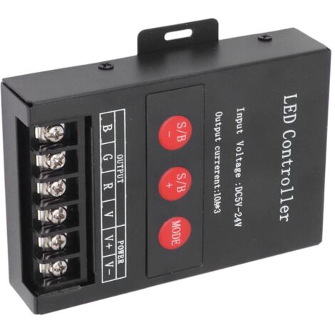 Contrôleur LED RVB, Lumières LED Professionnelles DC 5V-24V pour les Lieux de Divertissement à Domicile (1/5)