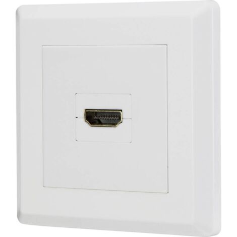 Renkforce RF-4724906 HDMI Adaptateur [1x HDMI femelle - 1x HDMI femelle] blanc contacts dorés Y851322 (1/5)