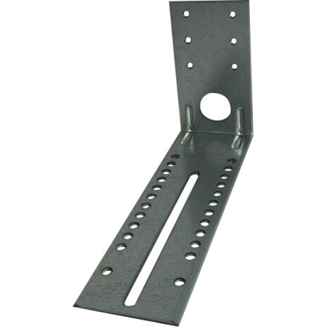 Zurfluh Feller – Équerre galvanisée 20,8cm – Acier 2,5mm – Pour montage côté manœuvre – Usage professionnel