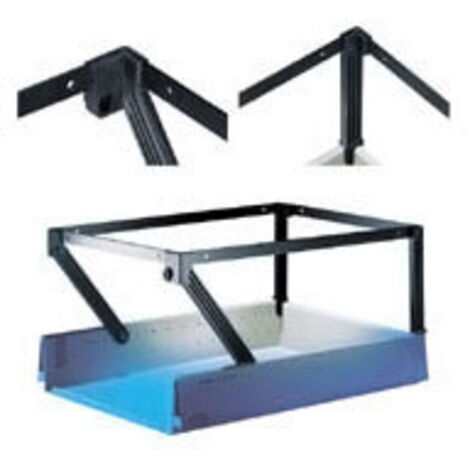 Itar – Cadre pour dossiers suspendus noir – Pour tiroir monobloc métallique – Hauteur 275 mm – Charge maximale 275 mm – Vendu à l'unité (1/4)