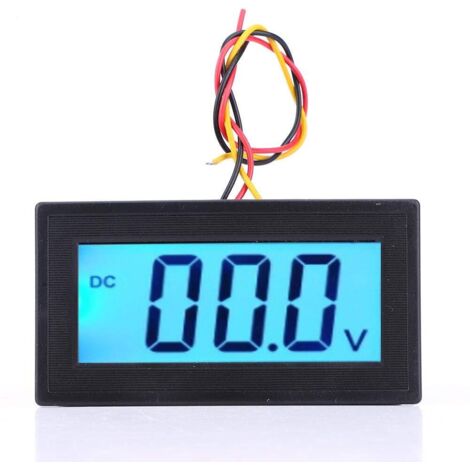Voltmètre Numérique YB5135D Digital Testeur de Tension Affichage à Trois Fils LCD(DC 0-200V) (1/5)