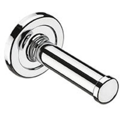 Porte rouleau papier toilette - Profondeur : 127 mm - Platine : 75 mm - Décor : Chromé - Matériau : Laiton - (1/2)