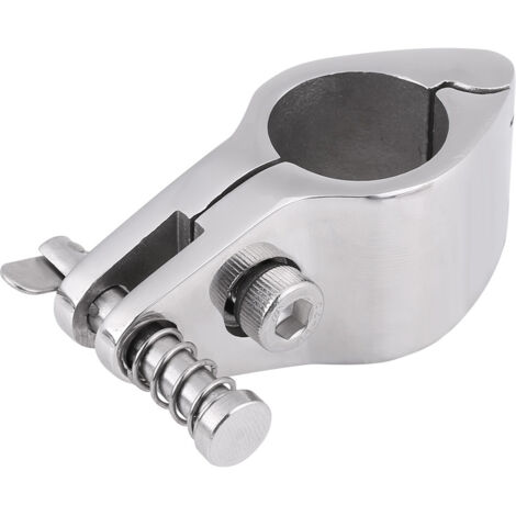 Raccord de quincaillerie pour dessus Bimini à charnière en acier inoxydable de 7/8 po pour bateau marin (1/5)