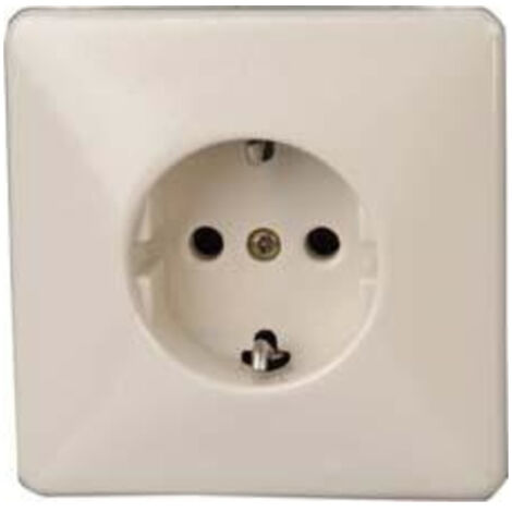 Schuko-Prise de courant Blanc arctique UP, blanc, lose (1/3)