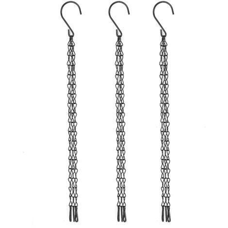 Chaîne à suspendre, chaîne en fer, 3 pièces durable pour plantes en pot, cage d'oiseaux (1/5)