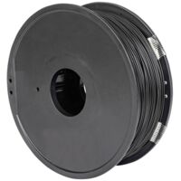RF5167482 – Filament PLA-LW léger 1.75 mm 1 kg noir mat – Pour impression 3D de modèles d'avion et drones – Adhérence optimale peinture – Renkforce