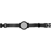 Bracelet badge utilisateur pour serrure électronique de meuble - Décor : Noir -
