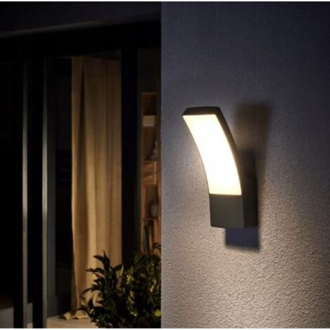 Applique murale LED extérieure, empêche efficacement l'infiltration d'eau de pluie, indice de protection IP65, lumière blanche chaude 3000K. (1/4)