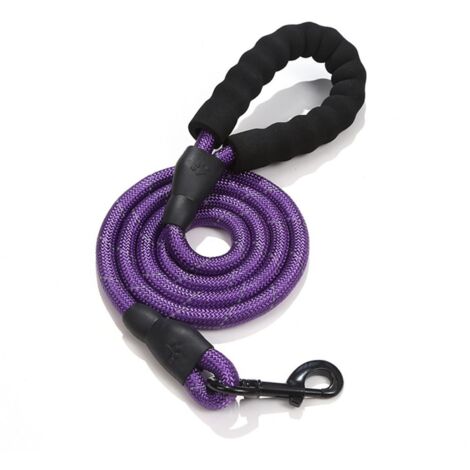 Laisse en corde solide pour chien, grande taille, poignée confortable, petite laisse en corde lourde pour chien