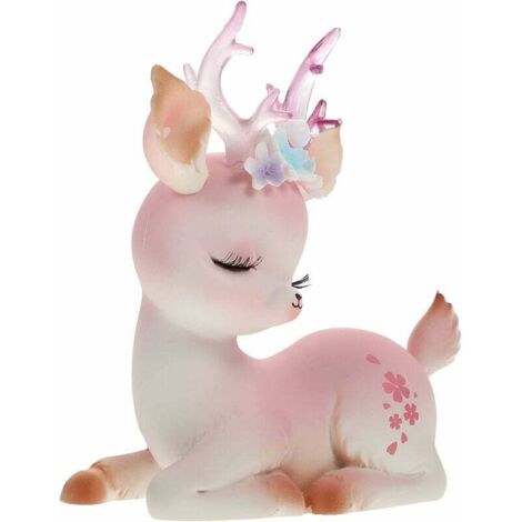 COMTERVI Figurine Faon, Ornements décoratifs, Figurine cerf Faon Miniature 3D Bambi, Figurines Animaux COMTERVI Figurine Faon, Ornements décoratifs, Figurine cerf Faon Miniature 3D Bambi, Figurines Animaux