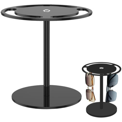 Organisateur Rotatif Pour Lunettes En Acrylique Transparent – 360°, Gain De Place Et Stylé !