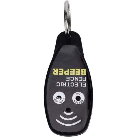 Electric Fence Beep, Portable Electric Fence Beep with On/Off Button and Indicator Light for Agricultural Fence, Black (1/5)