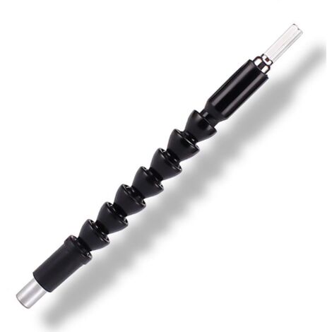 Rallonge de foret flexible, tournevis électrique universel à tige souple, rallonge de foret, bielle de perceuse à main allongée, tuyau de pliage multifonctionnel (200 mm) (1/4)