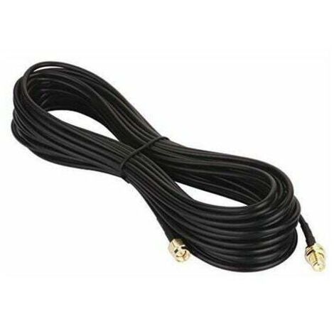 Dpzo – Câble d'extension d'antenne SMA 10 m – Connecteur SMA mâle à femelle – Faible perte haute fréquence – Impédance 50 ohms pour systèmes sans fil