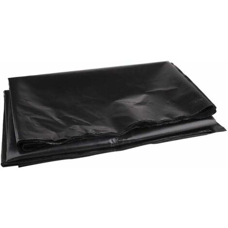 Bache de bassin en poly¨thyl¨¨ne haute densit¨ - 2 m x 3 m - Noir - Pour bassins ¨¤ poissons, ruisseaux, fontaines et jardins aquatiques