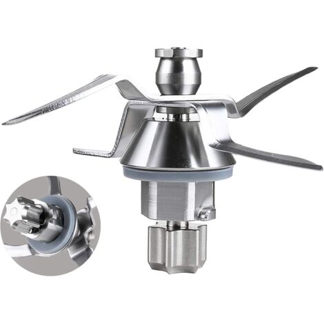 Couteau pour Thermomix Bimby TM31 Couteau mélangeur TM 31 Base en métal durable et lame tranchante en acier inoxydable (1/4)