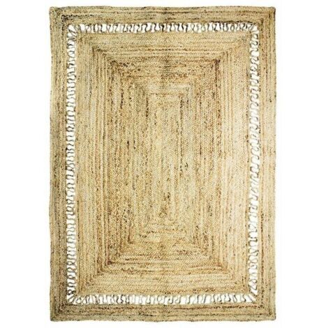 Tapis salon en vague naturel 120x170