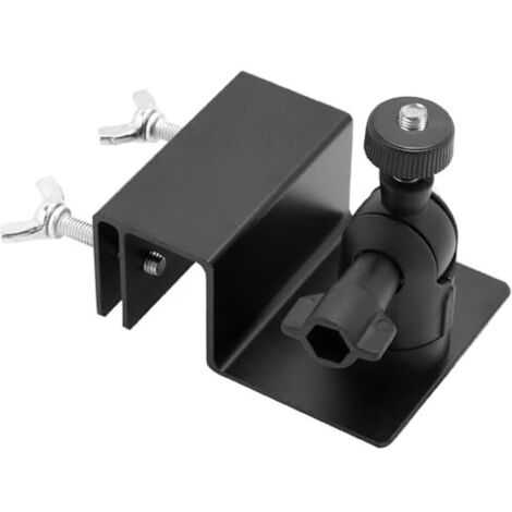 Support de gouttière Universel pour caméra extérieure - Rotatif à 360° et inclinable à 180° - Alliage d'aluminium avec revêtement antirouille (1/5)