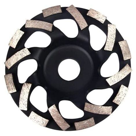 UlisemDisque Diamant 125, Disque Poncage Beton, Meulage pour le Béton, Disque abrasif diamanté Extra Speed Béton 125mm Disque Abrasif Diamanté pour Béton, Maçonnerie, Granit, Meule Diamantée pour Meul (1/4)