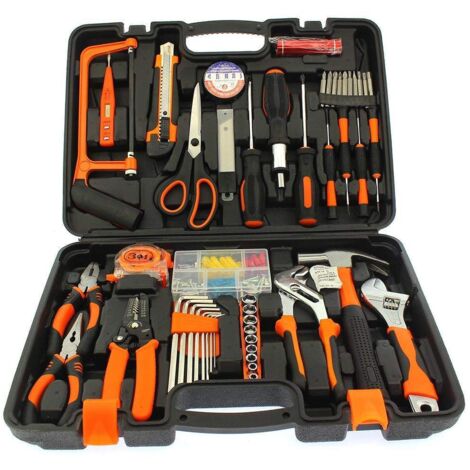Varan Motors – Coffret multi-outils 52 pièces NEHTS26 – Boîtier plastique 45x33x9 cm – Outils en acier pour travaux intensifs – Poids 3.85 kg