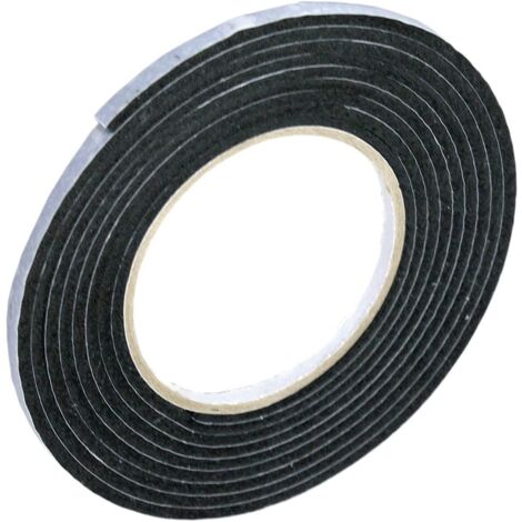 Whirlpool – Joint d'étanchéité pour table de cuisson – Mousse noire – Largeur 0,8 cm – Étanchéité optimale pour éviter les fuites