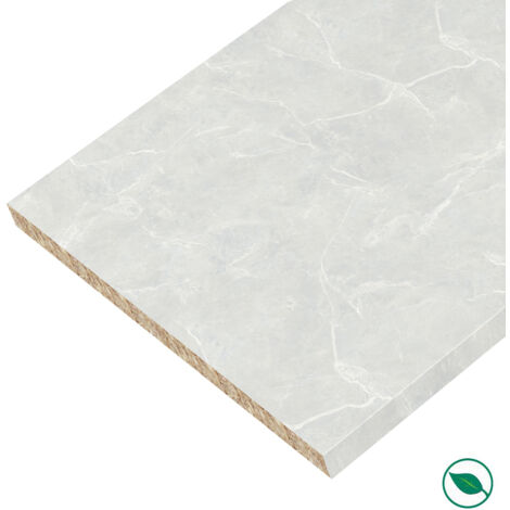 Forestea – Plan de travail stratifié marbre 2770 x 640 mm – Épaisseur 28 mm – Label PEFC 75% – Facilité de pose et d'entretien