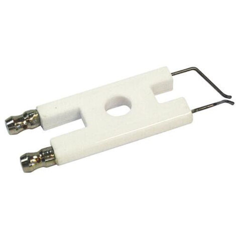 Blanc Habitat – Electrode allumage de chaudière en porcelaine 55 – Diamètre 6,35 mm – Performance optimale pour brûleurs ELECTRO OIL (1/2)