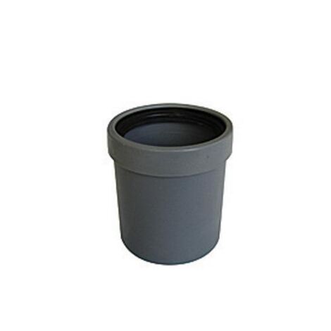 Blanc Habitat – Raccord d'évacuation PVC femelle 40 mm – Manchon avec joint à lèvre – Connexion emboîtement étanche – Installation plomberie (1/2)