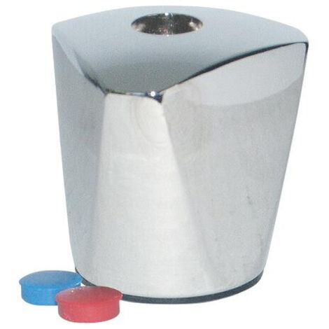 CROISILLON METAL TRICORNE CHROME (1/2)
