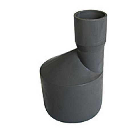 REDUCTION EXCENTREE PVC POUR EVACUATION MALE FEMELLE (1/2)