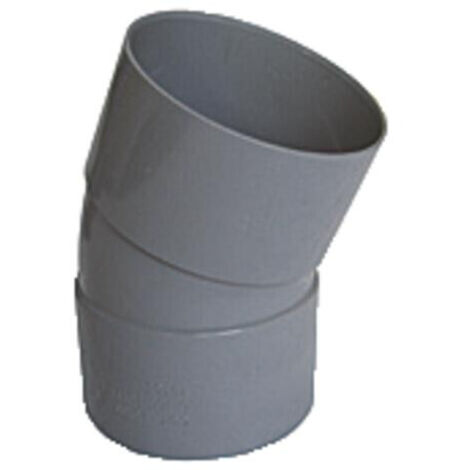 COUDE PVC A 20° POUR EVACUATION DOUBLE FEMELLE (1/2)