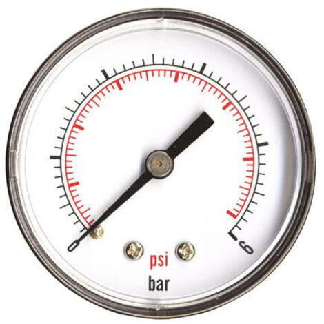 MANOMETRE SEC A RACCORDEMENT AXIAL (1/2)