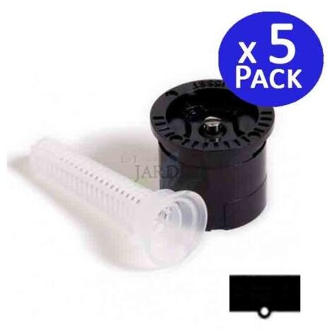 Lot de 5 Buse pour diffuseurs d'arrosage à bande latérale Rain Bird 9SST, portée 2,7 x 5,5 mètres (1/5)