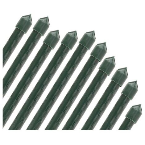 Suinga – Lot de 25 tuteurs en bambou plastifié 120 cm – Diamètre 10-12 mm – Pour agriculture et floriculture – Installation facile
